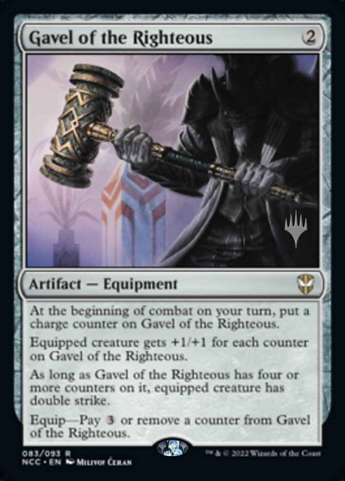 Gavel of the Righteous (Promo Pack) [Streets of New Capenna Commander Promos] | Black Swamp Games