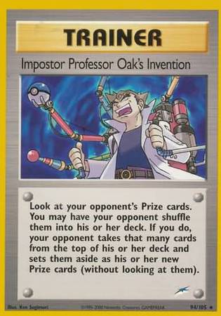 Impostor Professor Oak's Invention (94/105) [Neo Destiny Unlimited] | Black Swamp Games