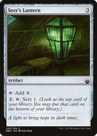 Seer's Lantern [Battlebond] | Black Swamp Games