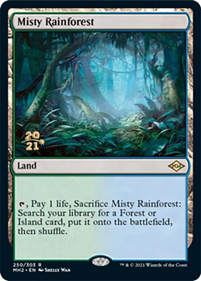 Misty Rainforest [Modern Horizons 2 Prerelease Promos] | Black Swamp Games