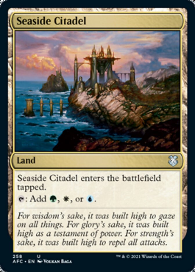 Seaside Citadel [Dungeons & Dragons: Adventures in the Forgotten Realms Commander] | Black Swamp Games