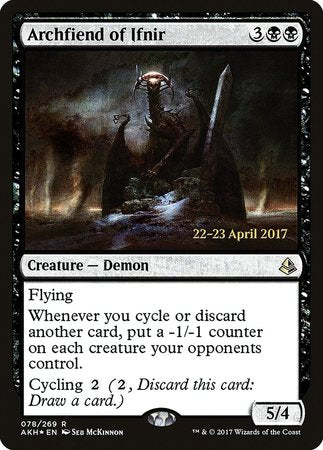 Archfiend of Ifnir [Amonkhet Promos] | Black Swamp Games