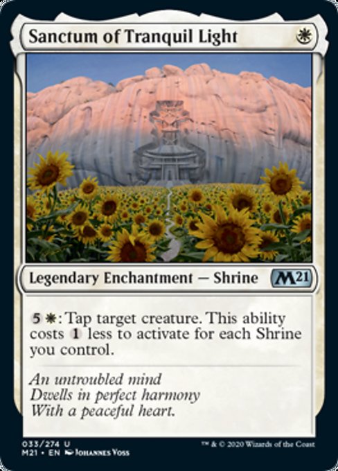 Sanctum of Tranquil Light [Core Set 2021] | Black Swamp Games