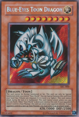 Blue-Eyes Toon Dragon [SRL-000] Secret Rare | Black Swamp Games