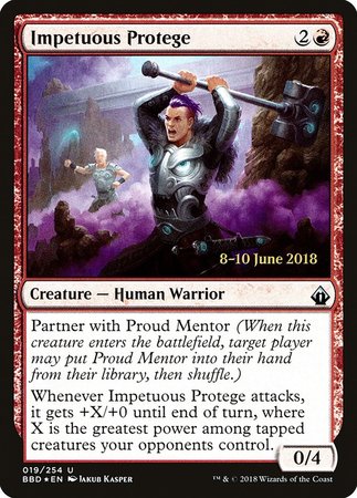 Impetuous Protege [Battlebond Promos] | Black Swamp Games