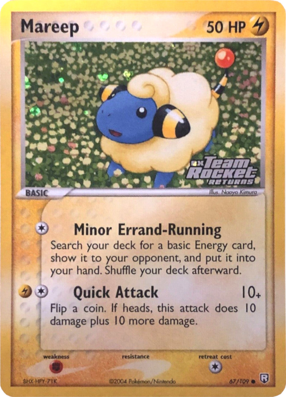 Mareep (67/109) (Stamped) [EX: Team Rocket Returns] | Black Swamp Games