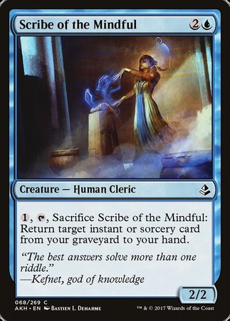 Scribe of the Mindful [Amonkhet] | Black Swamp Games