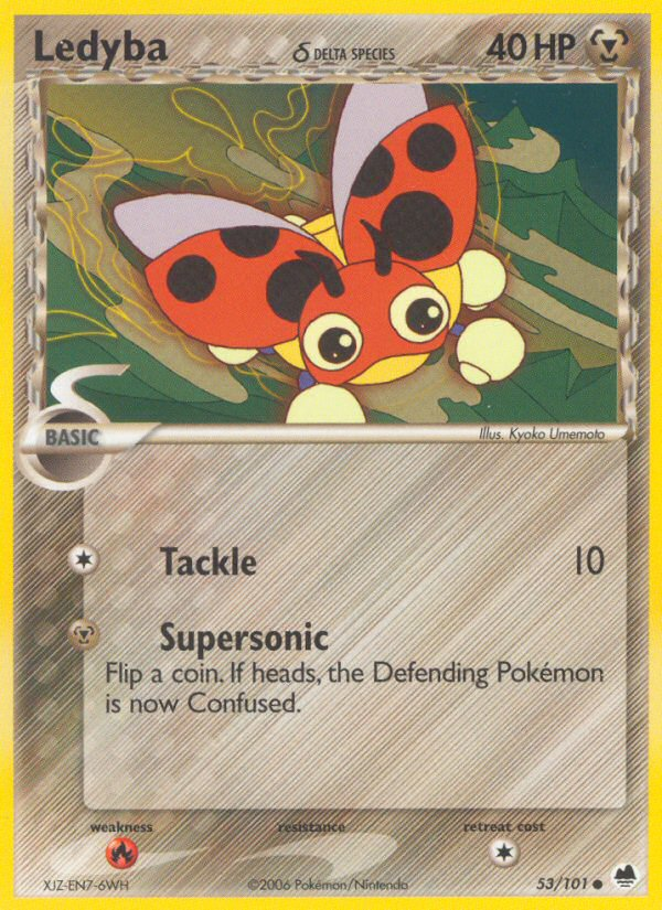 Ledyba (53/101) (Delta Species) [EX: Dragon Frontiers] | Black Swamp Games