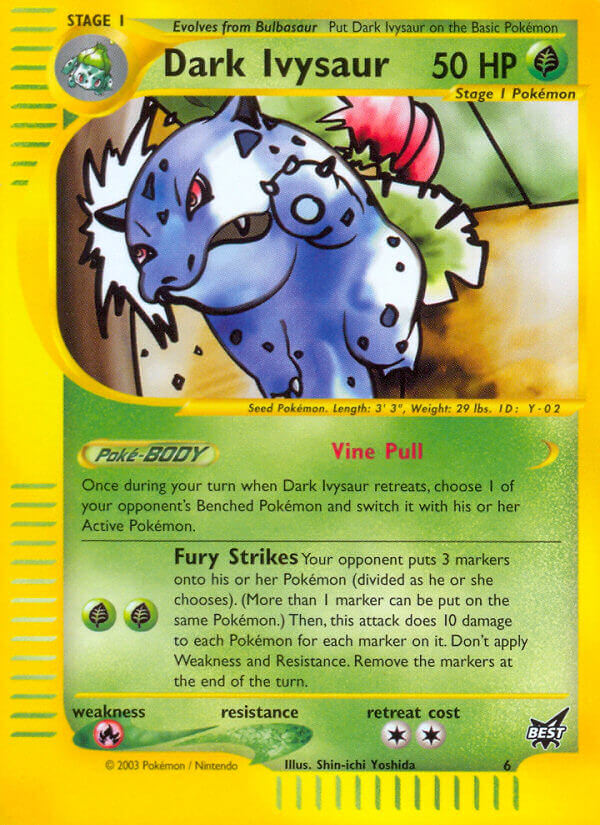 Dark Ivysaur (6) [Best of Promos] | Black Swamp Games