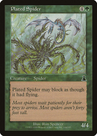 Plated Spider [Urza's Destiny] | Black Swamp Games