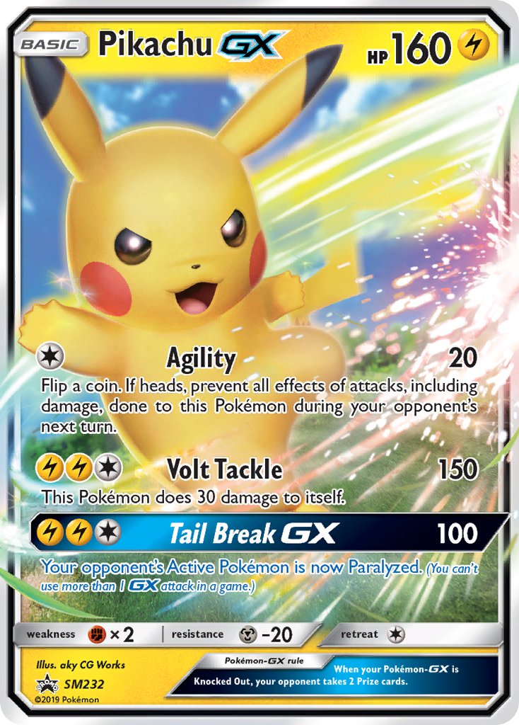 Pikachu GX (SM232) [Sun & Moon: Black Star Promos] | Black Swamp Games