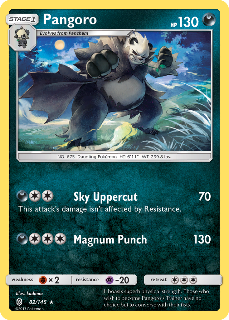 Pangoro (82/145) [Sun & Moon: Guardians Rising] | Black Swamp Games