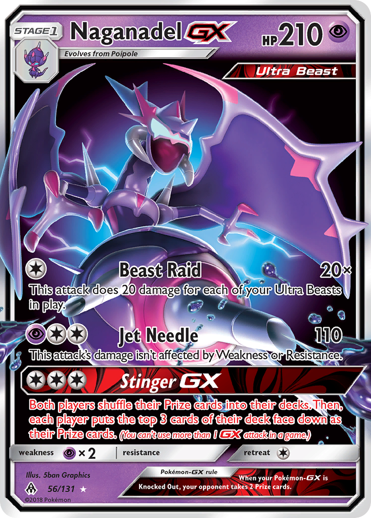 Naganadel GX (56/131) [Sun & Moon: Forbidden Light] | Black Swamp Games