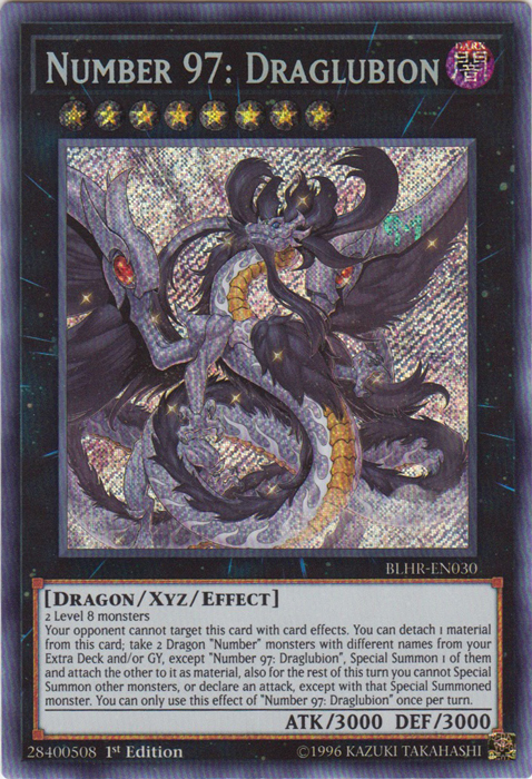 Number 97: Draglubion [BLHR-EN030] Secret Rare | Black Swamp Games