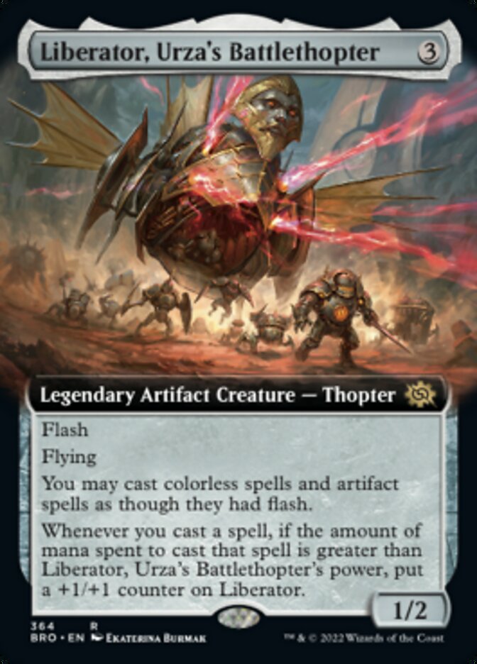 Liberator, Urza's Battlethopter (Extended Art) [The Brothers' War] | Black Swamp Games