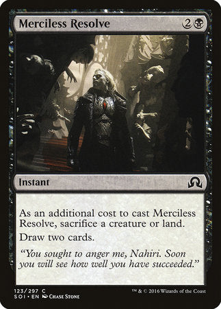 Merciless Resolve [Shadows over Innistrad] | Black Swamp Games