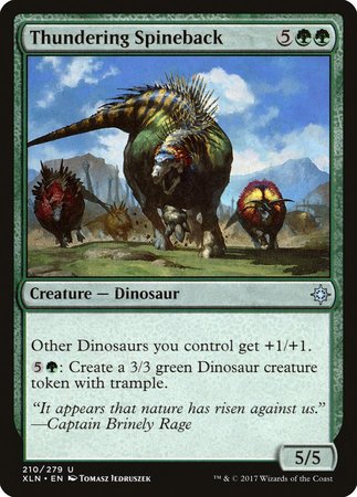 Thundering Spineback [Ixalan] | Black Swamp Games