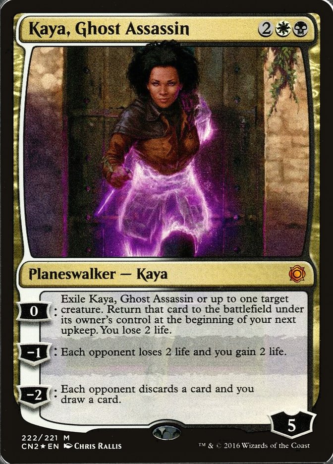 Kaya, Ghost Assassin (222/221) [Conspiracy: Take the Crown] | Black Swamp Games