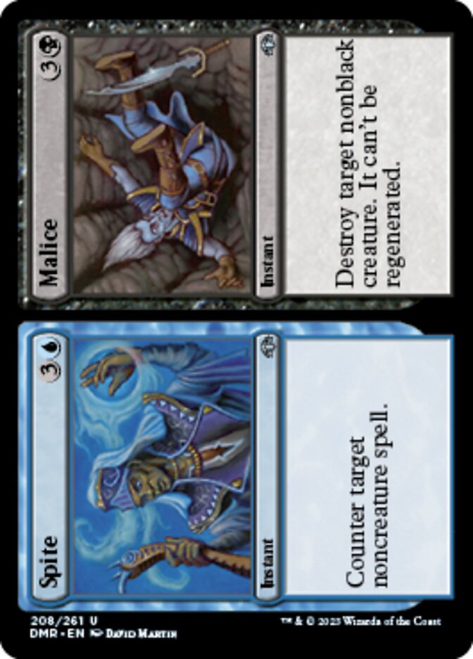 Spite // Malice [Dominaria Remastered] | Black Swamp Games