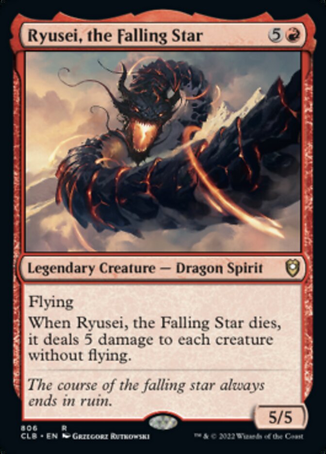 Ryusei, the Falling Star [Commander Legends: Battle for Baldur's Gate] | Black Swamp Games