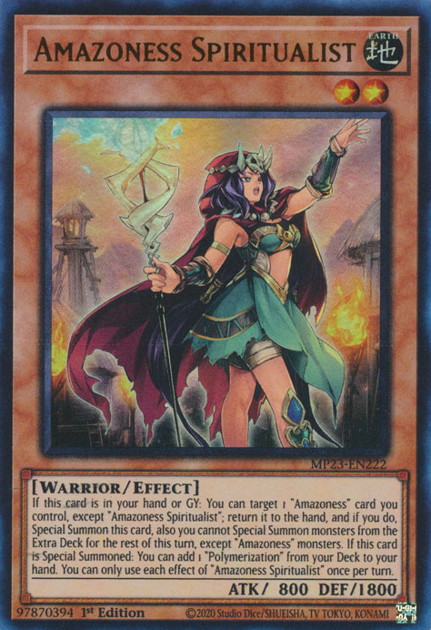 Amazoness Spiritualist [MP23-EN222] Ultra Rare | Black Swamp Games