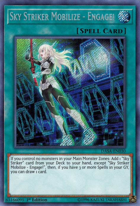 Sky Striker Mobilize - Engage! [DASA-EN030] Secret Rare | Black Swamp Games