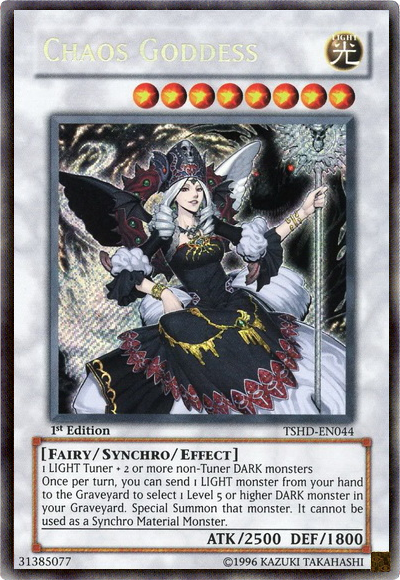 Chaos Goddess [TSHD-EN044] Secret Rare | Black Swamp Games