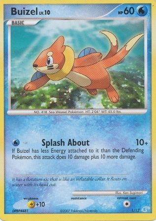 Buizel (1/12) [Diamond & Pearl: Trainer Kit - Manaphy] | Black Swamp Games