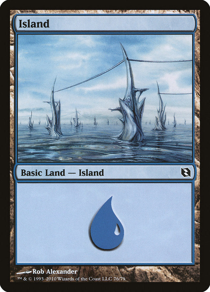 Island (76) [Duel Decks: Elspeth vs. Tezzeret] | Black Swamp Games