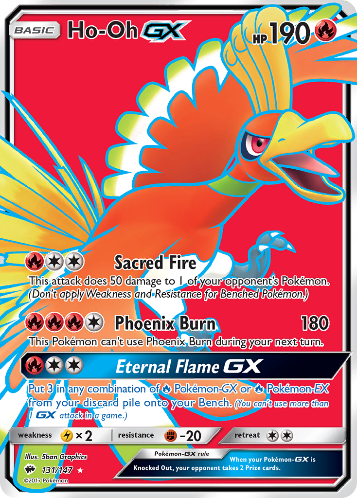 Ho-Oh GX (131/147) [Sun & Moon: Burning Shadows] | Black Swamp Games