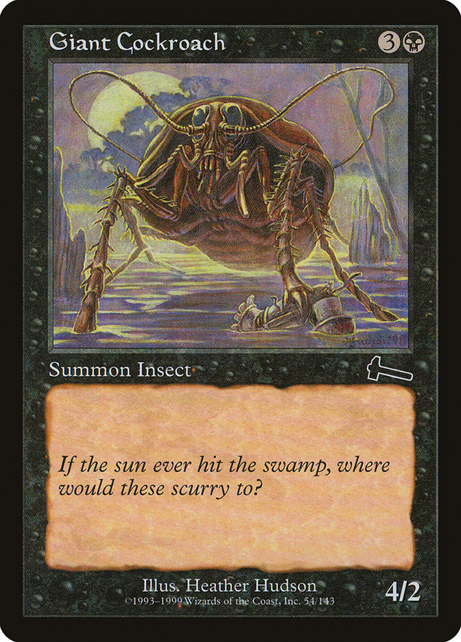 Giant Cockroach [Urza's Legacy] | Black Swamp Games