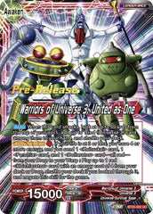 Paparoni // Warriors of Universe 3, United as One (BT20-002) [Power Absorbed Prerelease Promos] | Black Swamp Games