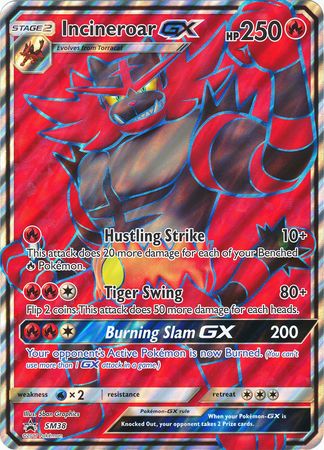 Incineroar GX (SM38) (Jumbo Card) [Sun & Moon: Black Star Promos] | Black Swamp Games