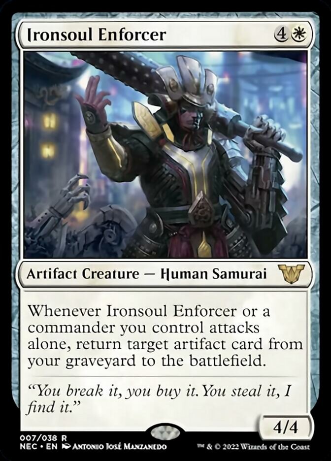 Ironsoul Enforcer [Kamigawa: Neon Dynasty Commander] | Black Swamp Games