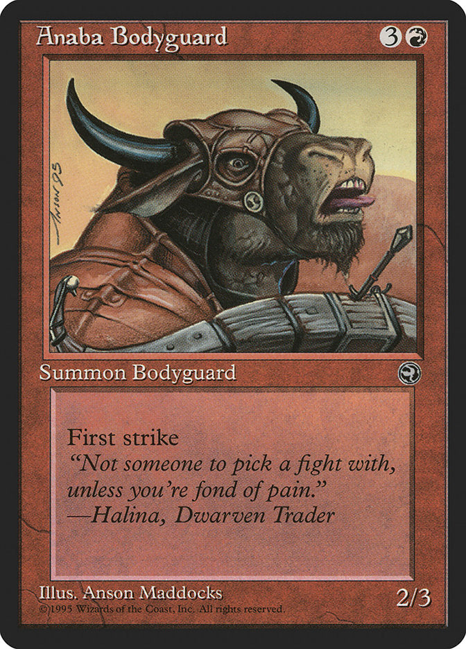 Anaba Bodyguard (Halina Flavor Text) [Homelands] | Black Swamp Games