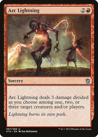 Arc Lightning [Khans of Tarkir] | Black Swamp Games