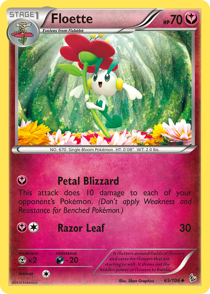 Floette (65/106) [XY: Flashfire] | Black Swamp Games