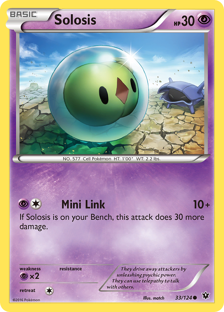 Solosis (33/124) [XY: Fates Collide] | Black Swamp Games