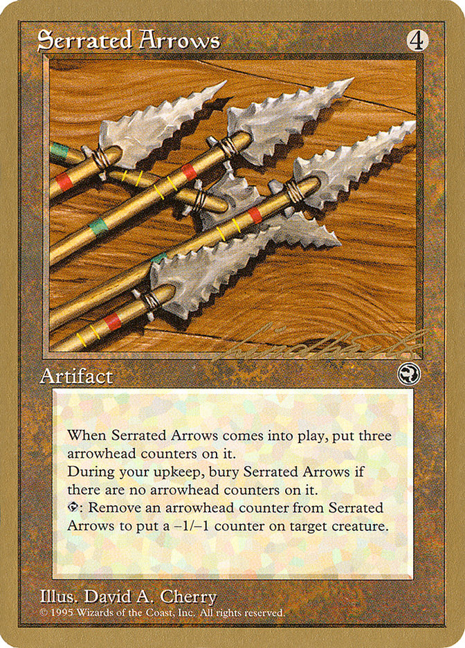 Serrated Arrows (Leon Lindback) [Pro Tour Collector Set] | Black Swamp Games