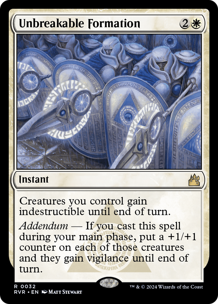 Unbreakable Formation [Ravnica Remastered] | Black Swamp Games