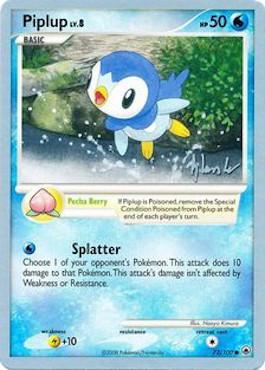 Piplup LV.8 (72/100) (Empotech - Dylan Lefavour) [World Championships 2008] | Black Swamp Games