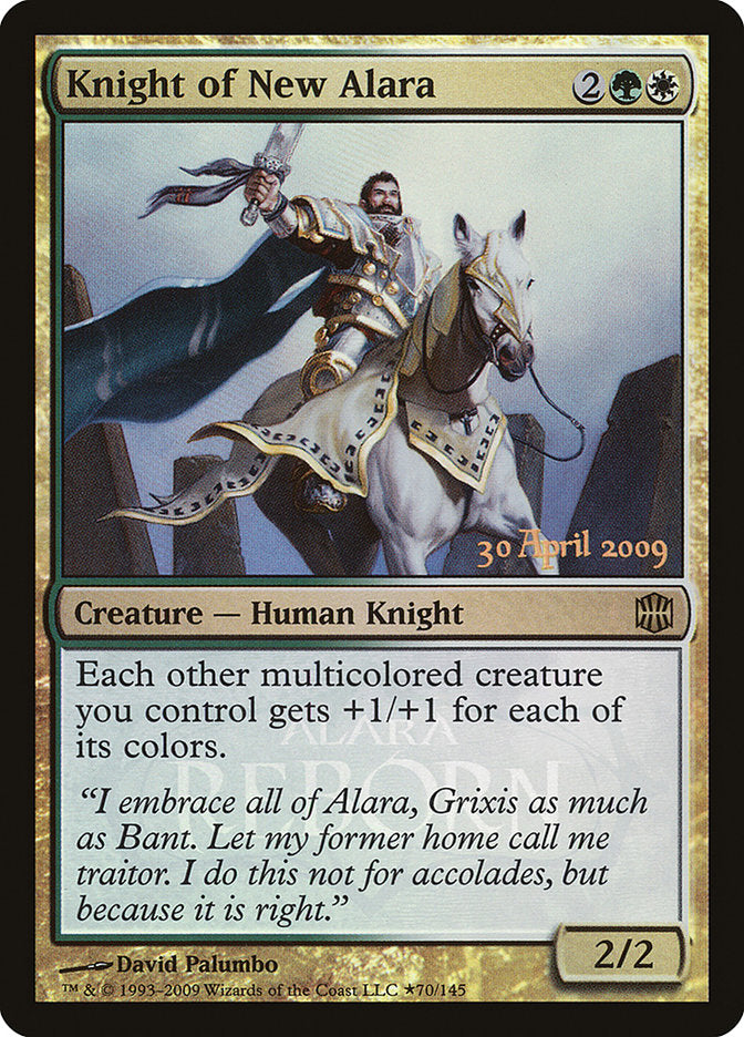 Knight of New Alara (Launch) [Alara Reborn Promos] | Black Swamp Games