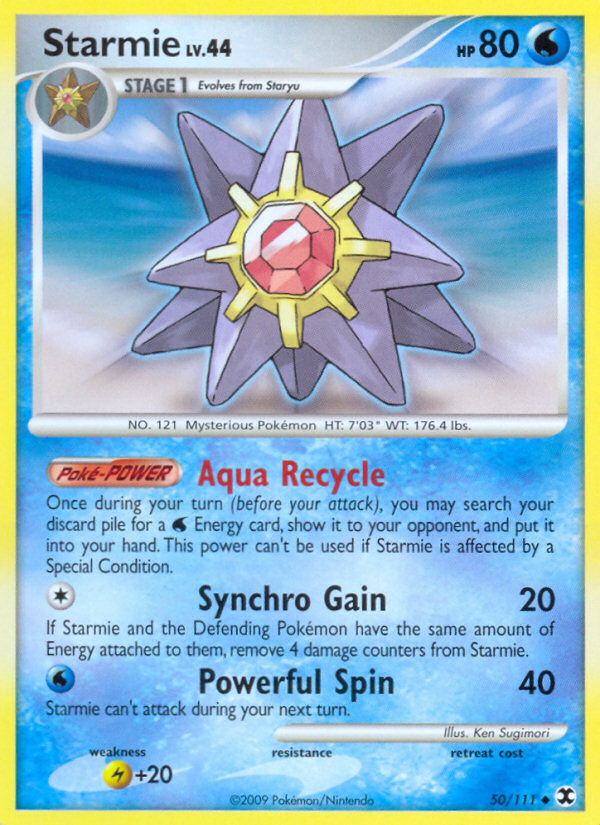 Starmie (50/111) [Platinum: Rising Rivals] | Black Swamp Games