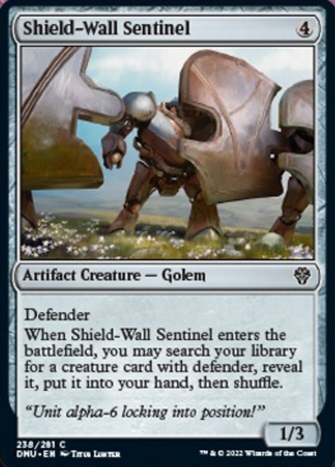 Shield-Wall Sentinel [Dominaria United] | Black Swamp Games