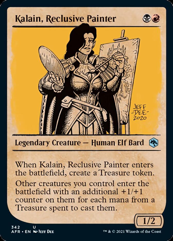 Kalain, Reclusive Painter (Showcase) [Dungeons & Dragons: Adventures in the Forgotten Realms] | Black Swamp Games