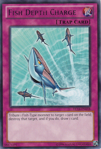 Fish Depth Charge (Blue) [DL14-EN018] Rare | Black Swamp Games