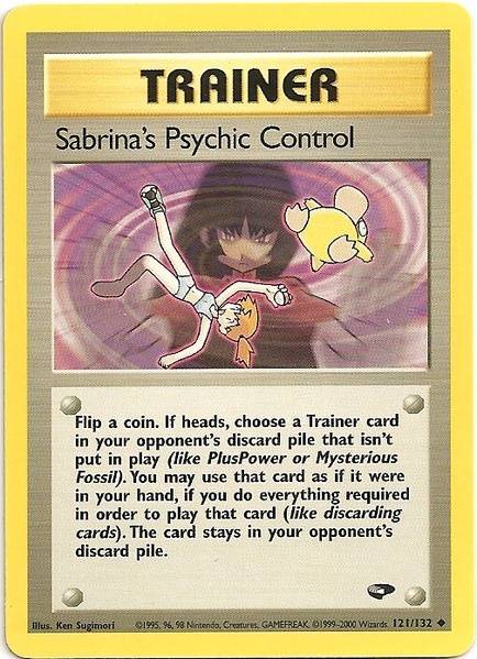 Sabrina's Psychic Control (121/132) [Gym Challenge Unlimited] | Black Swamp Games