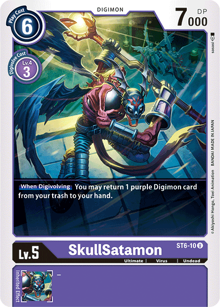 SkullSatamon [ST6-10] [Starter Deck: Venomous Violet] | Black Swamp Games