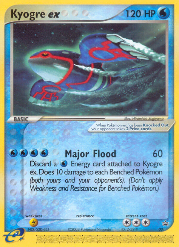 Kyogre ex (001) [Nintendo: Black Star Promos] | Black Swamp Games