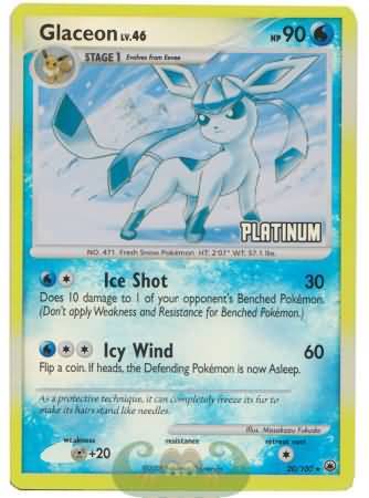 Glaceon (20/100) [Burger King Promos: 2009 Collection] | Black Swamp Games